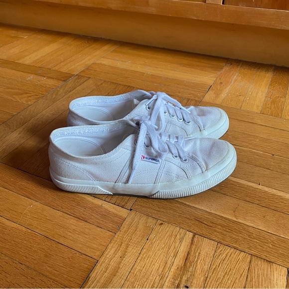 Superga 2750 COTU Classic Sneaker White/Beige (sz 39) - Picture 7 of 9